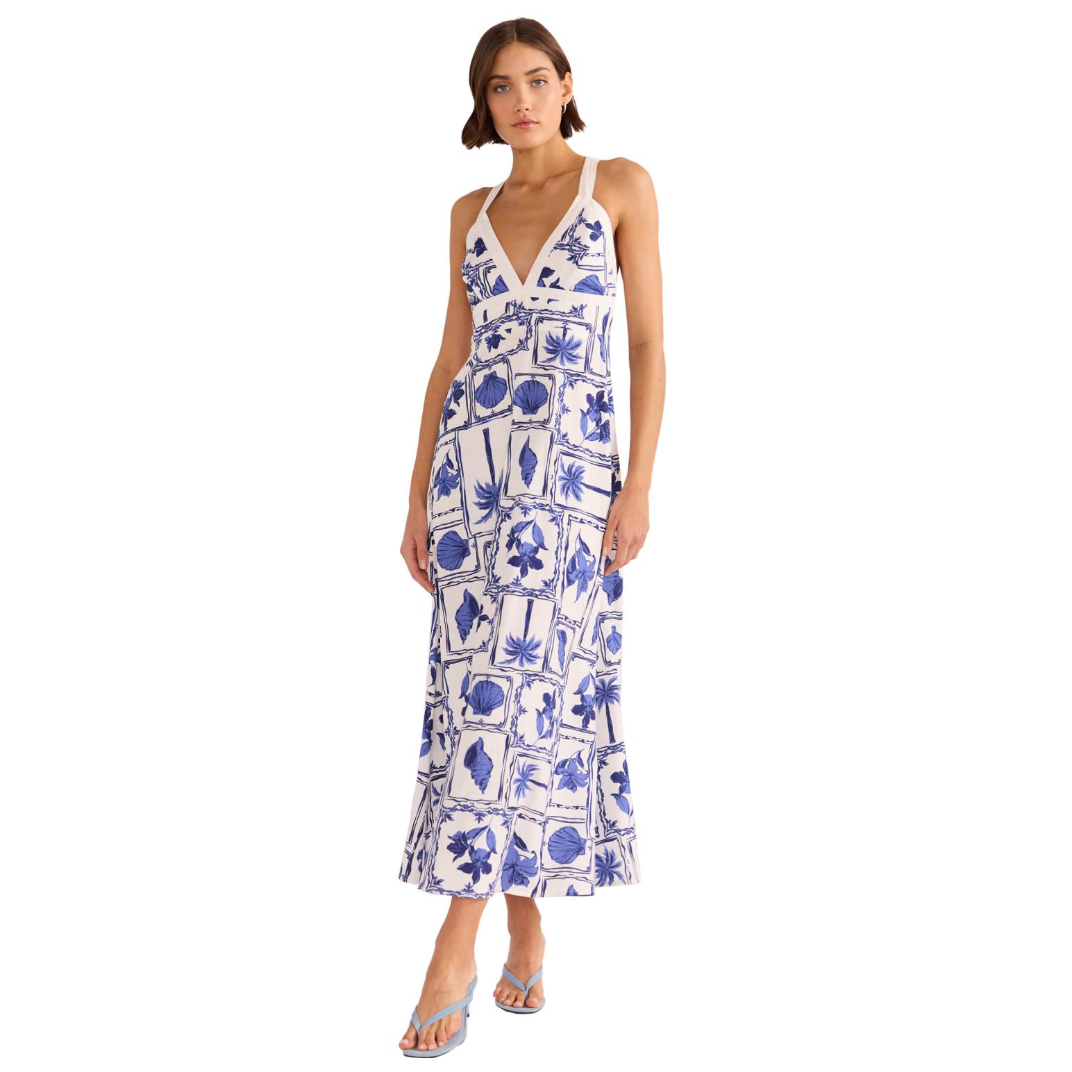 MINKPINK Sylvie Panel Midi Dress